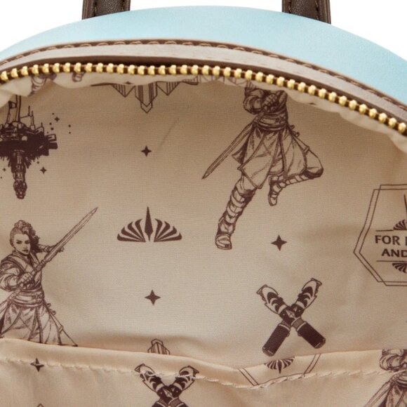 Brand New Loungefly STAR WARS THE HIGH REPUBLIC COMIC COVER MINI BACKPACK - Picture 3 of 6